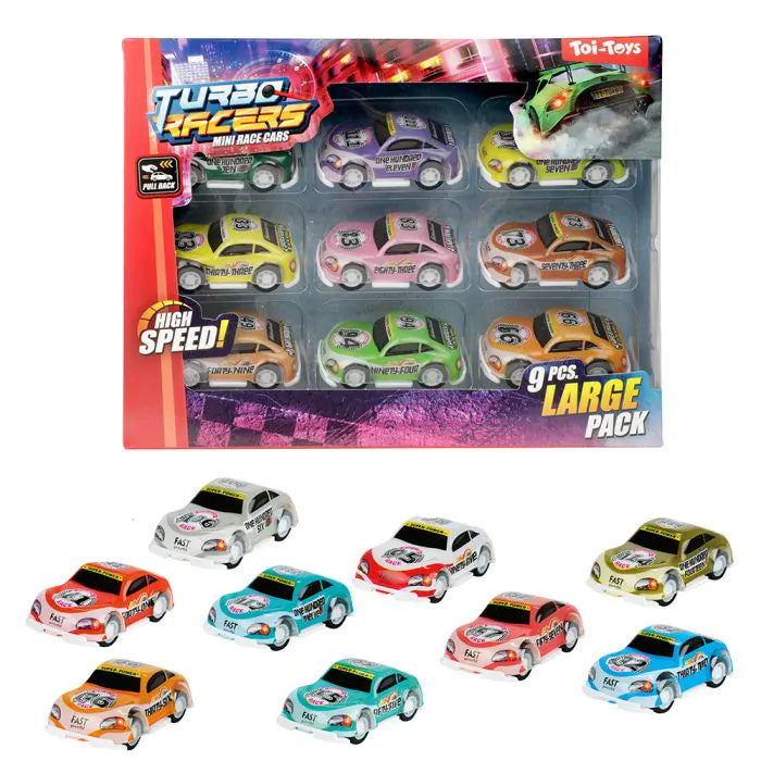 Кола играчка Turbo Racers 9 бр
