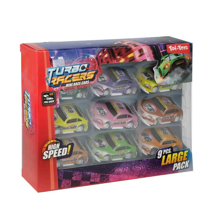 Кола играчка Turbo Racers 9 бр