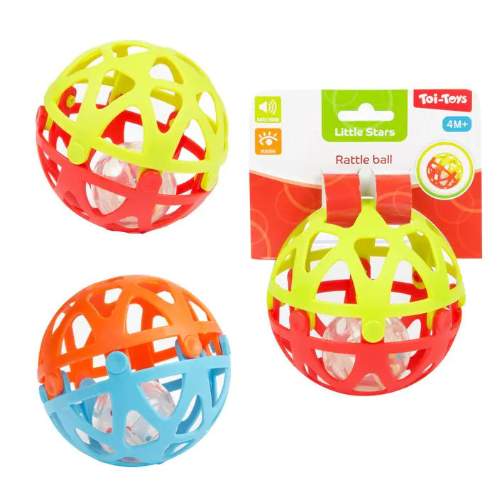 Otwarta grzechotka Baby Ball