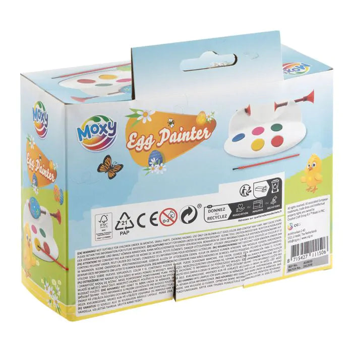 Egg Dyeing Machine With Paint And Brush