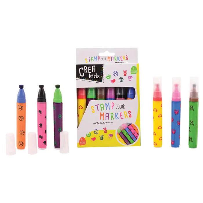 Stamp Pens Set Of 6