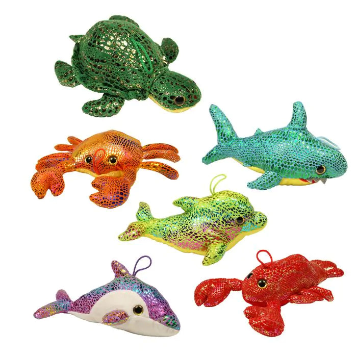 Glitter Plush Ocean Animals
