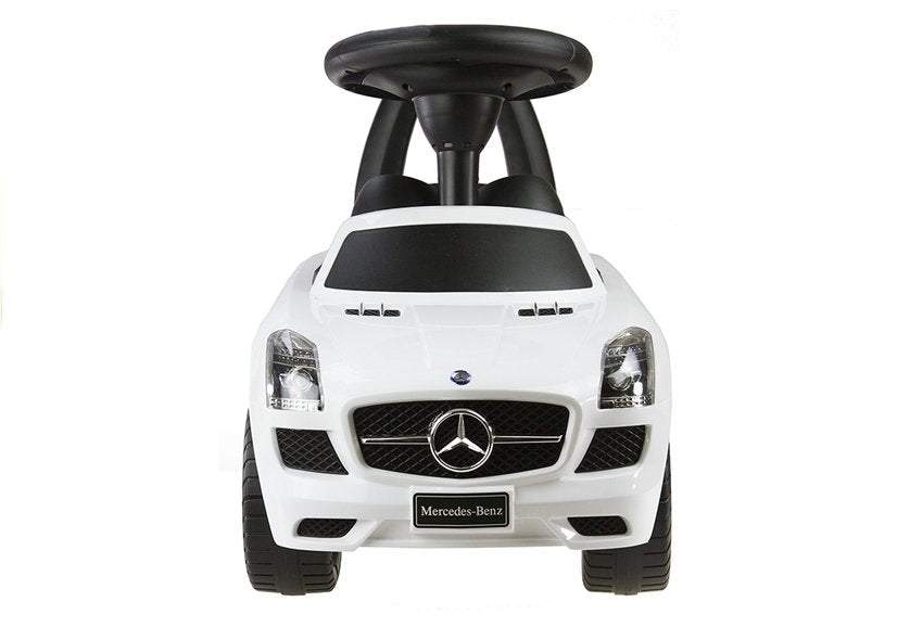 Mercedes-benz Sls Amg alb - mașină pentru copii care se împinge