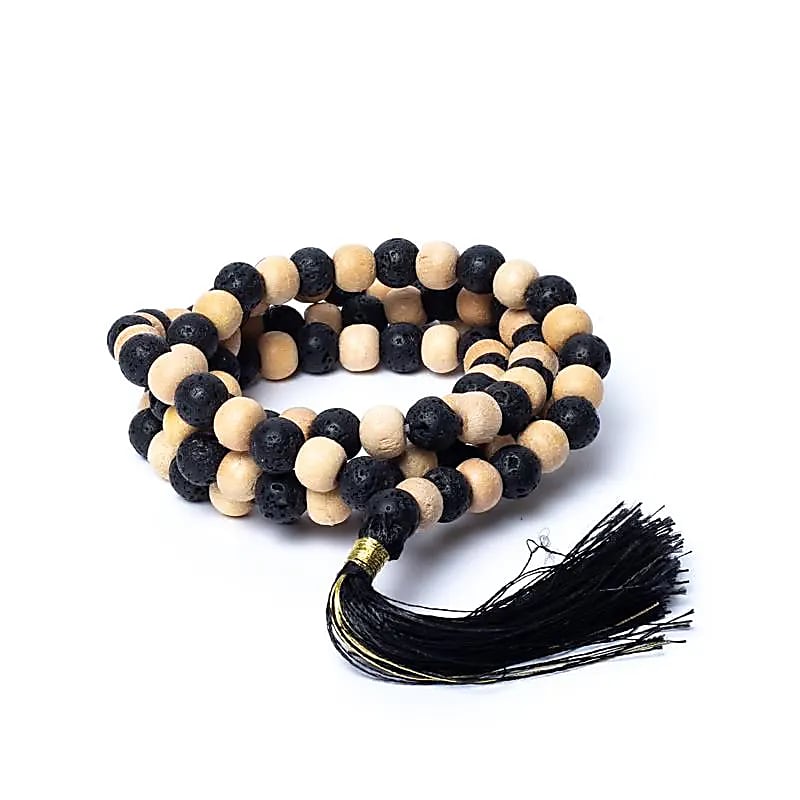 Mala Tulsi/ Stâncă de lavă în pungă - 0,8 cm