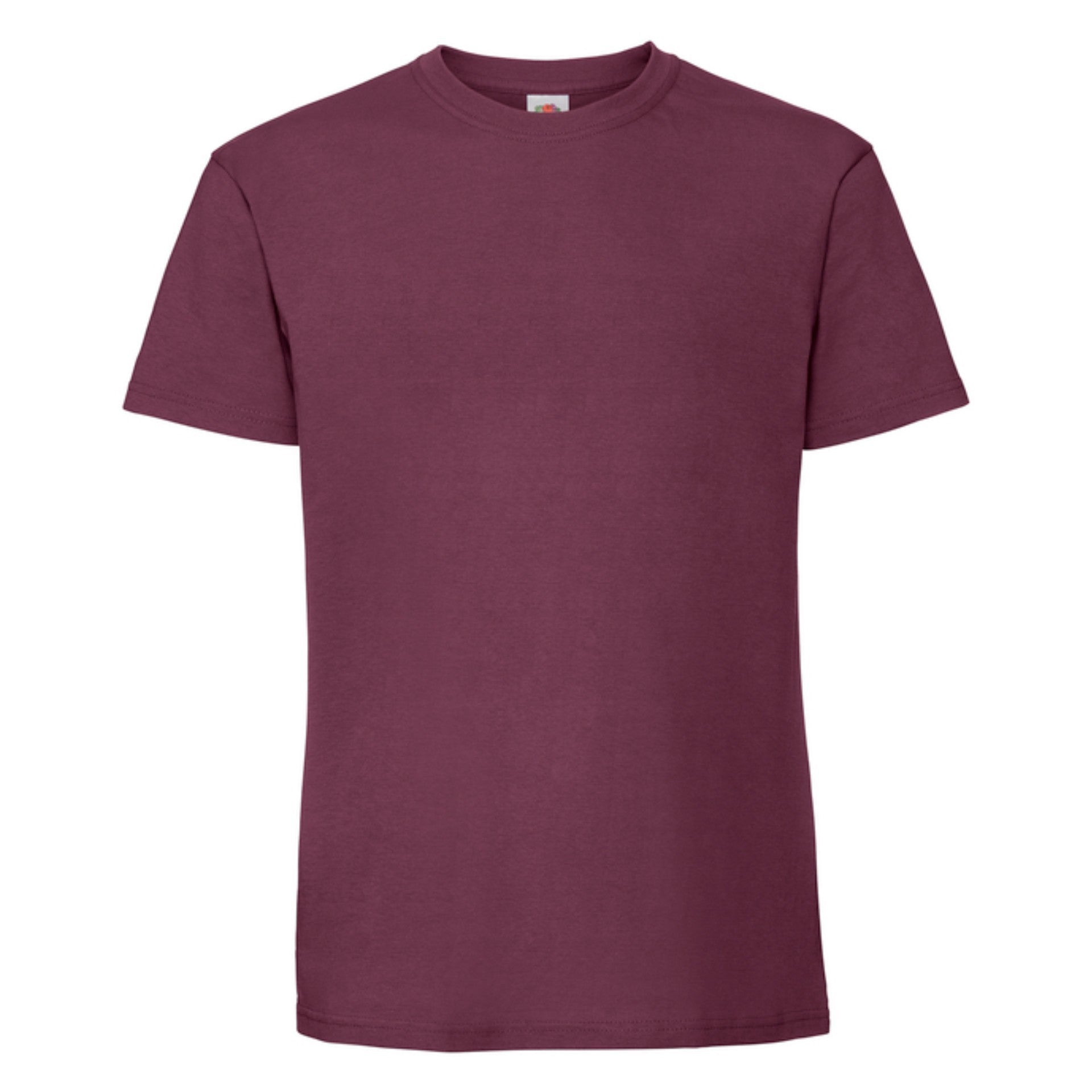 Tričko Fruit Of The Loom Iconic 195 prémiových tričiek pre dospelých Burgundsko