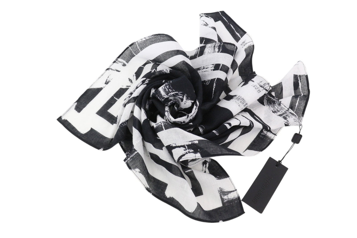 White Cotton Scarf