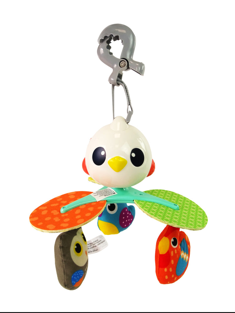 Colourful Birds Melody Carrousel For Baby's Cot And Stroller