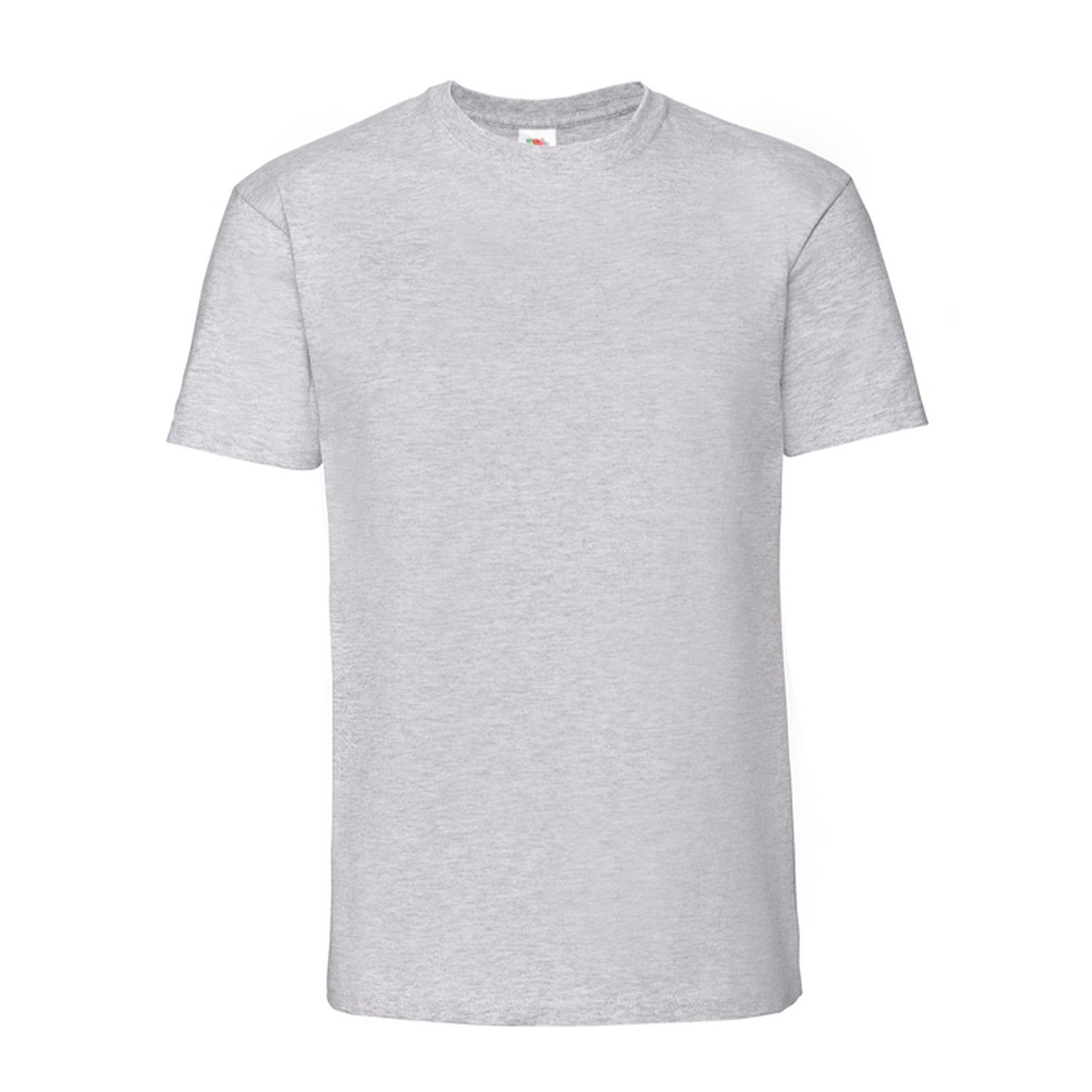 Camiseta Fruit Of The Loom Iconic 195 Premium Tees Adulto Gris