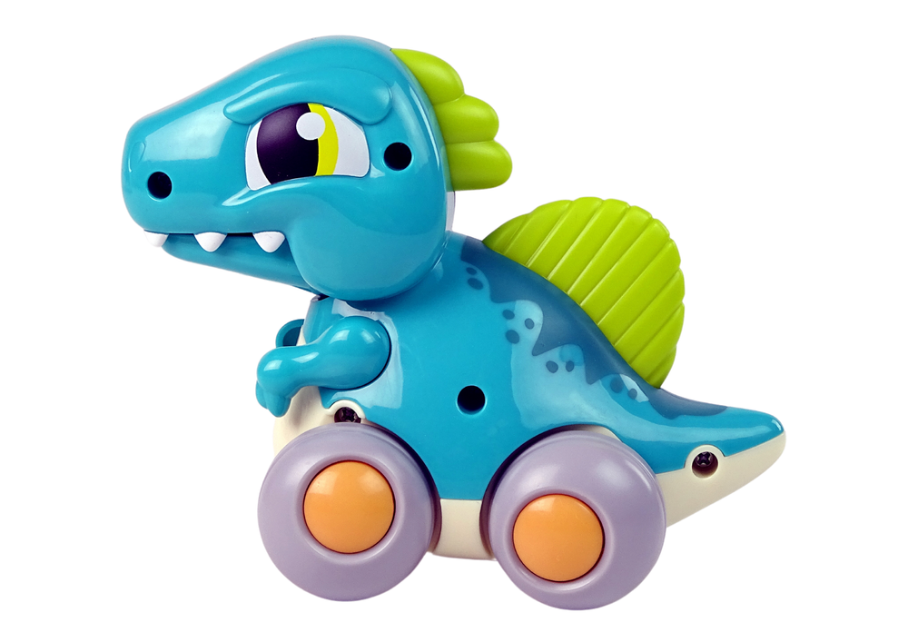 Dinosaur On Wheels Blue Figure