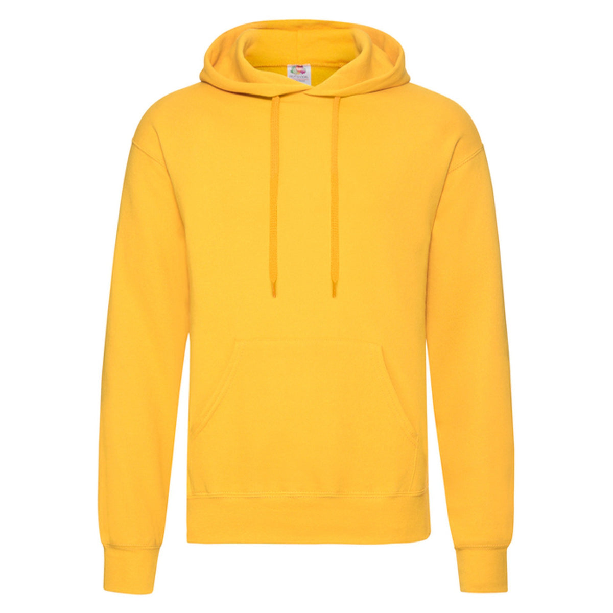 Mikina Fruit Of The Loom Classic s kapucí pro dospělé Mostaza