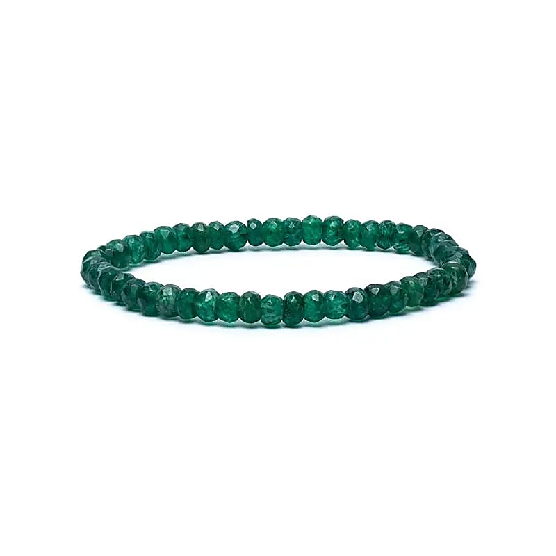 Náramok Avanturine Facet Aa Quality Elastic - 0,6 cm