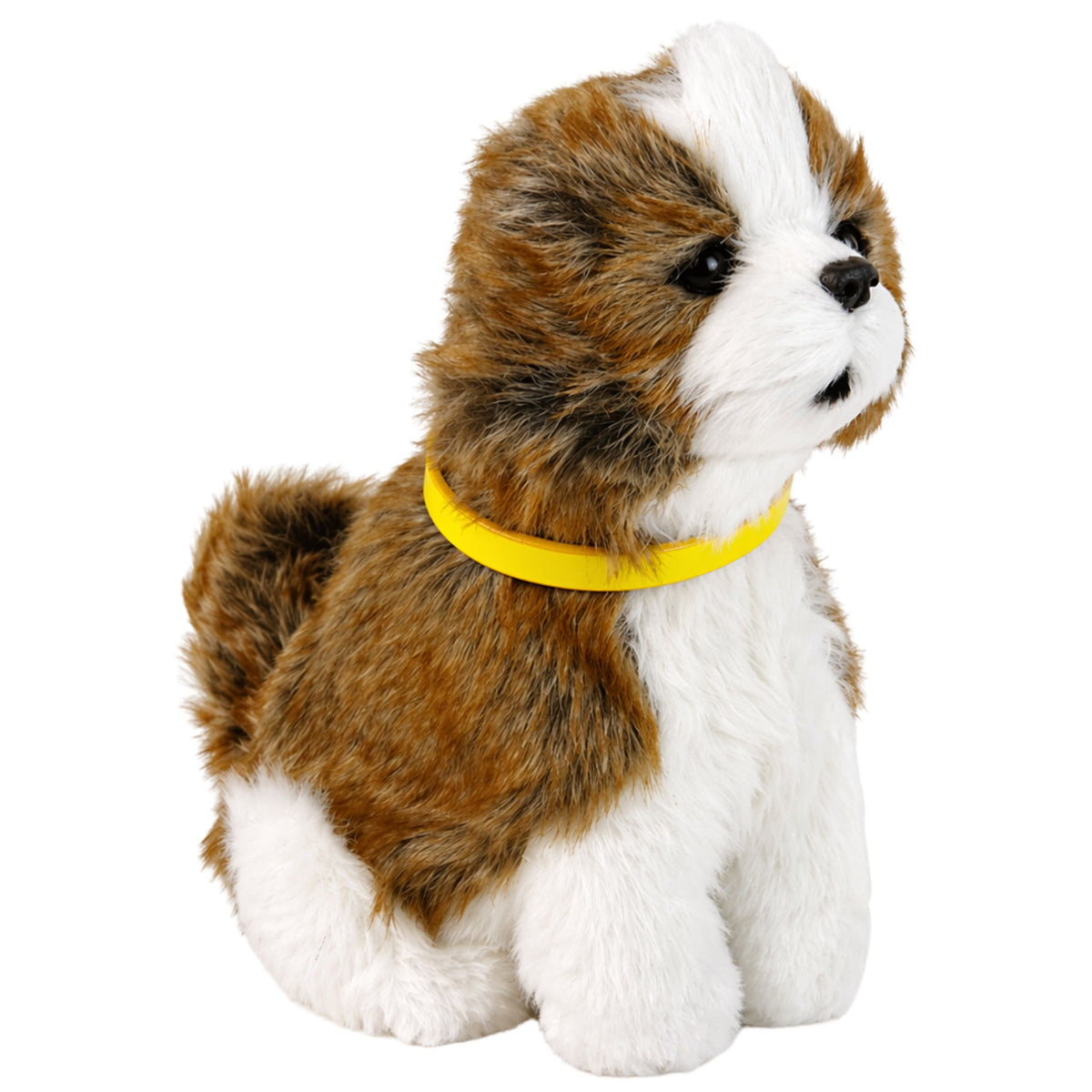 Interactive Plush Dog Soft Fur Shitzu Breed