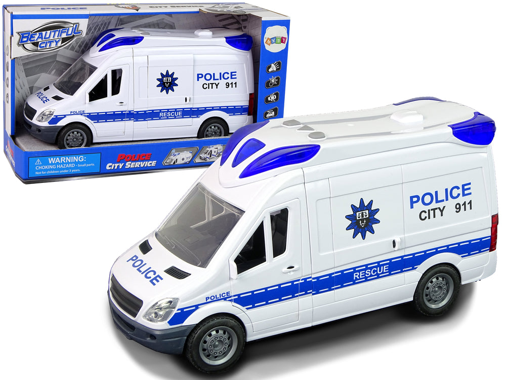 Interactive Police Radio Car Light And Sound Effects ! Opening Doors