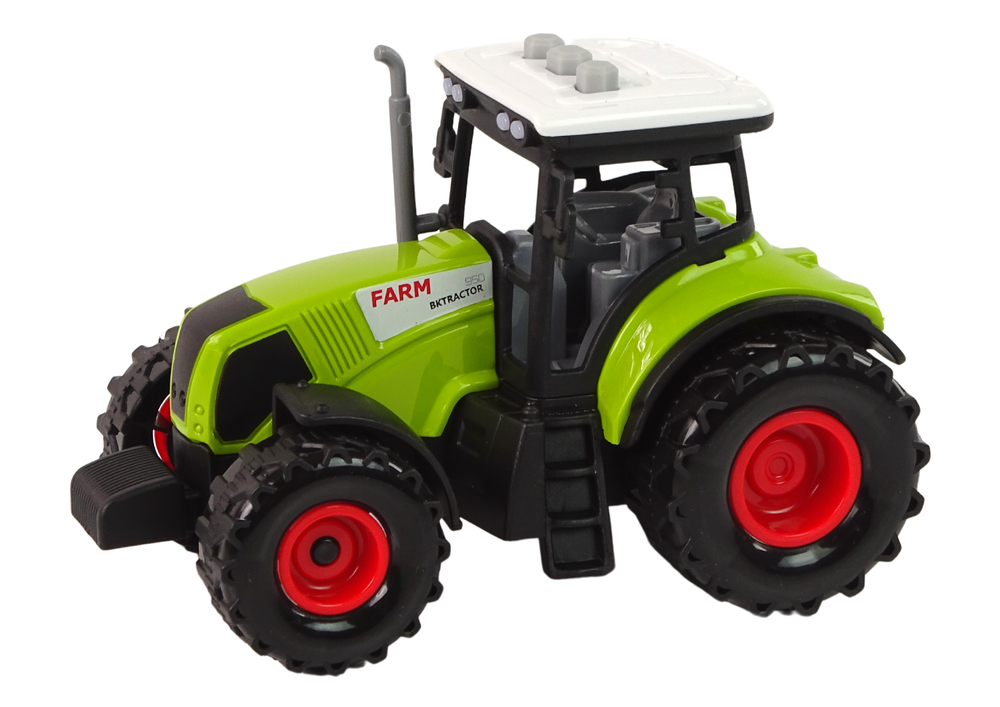 Farmer Tractor Set + 2 Farm Machines Farm Truck Set