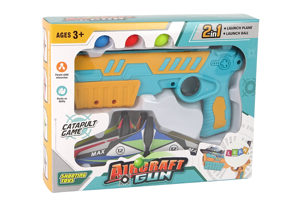 Large Aircraft And Ball Launcher Gun Aircraft Gun 2in1