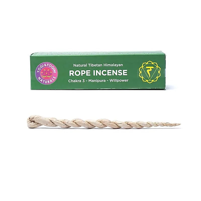 Rep Rökelse 3:e Chakra Viljestyrka - ±15cm; ±43g Set med 2 st