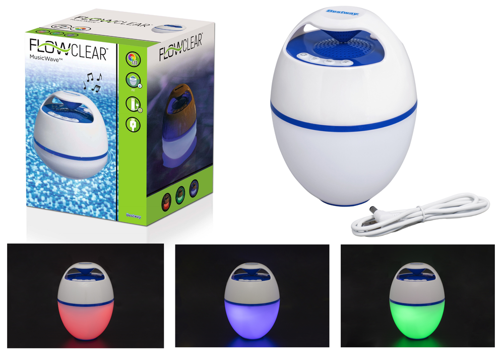 Difuzor plutitor cu LED Bluetooth Bestway 58700