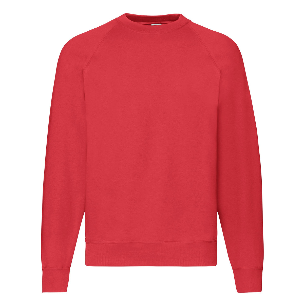 Sweatshirt Fruit Of The Loom Classic Raglan Adult Rojo
