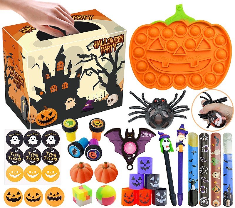 Set sensorial antiestrés Halloween Fidget Pop It Toys