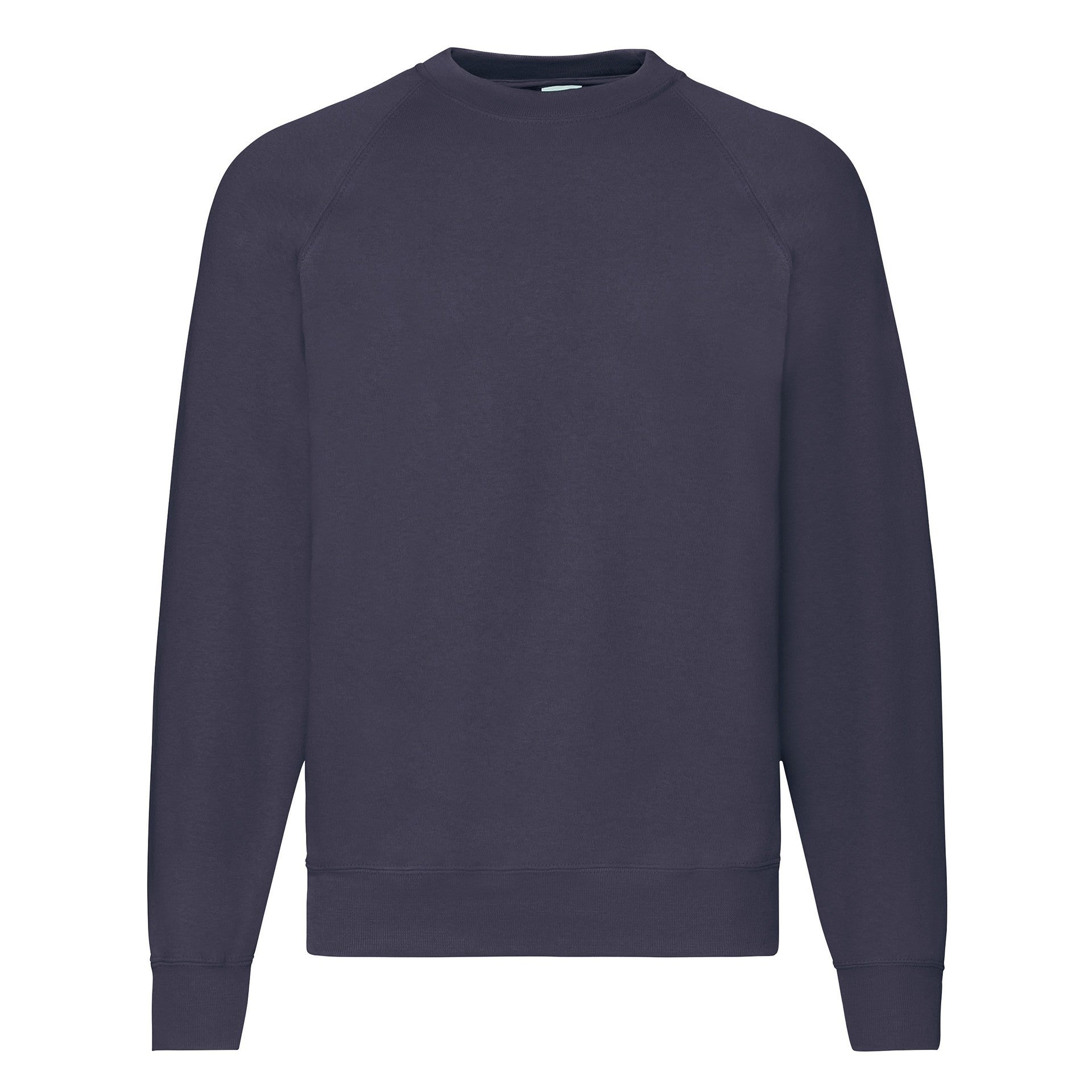 Felpa Fruit Of The Loom Classic Raglan Adulto Blu