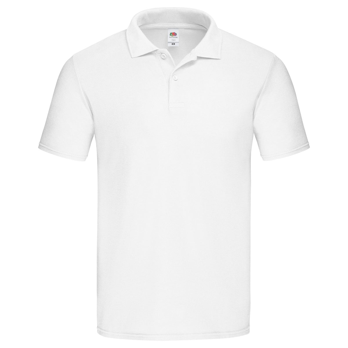 Polo Fruit Of The Loom Original Adulto Blanco