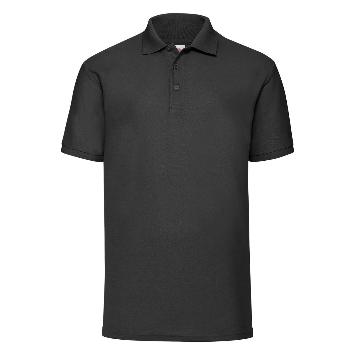 Polo Fruit Of The Loom 65/35 Adulto Negro