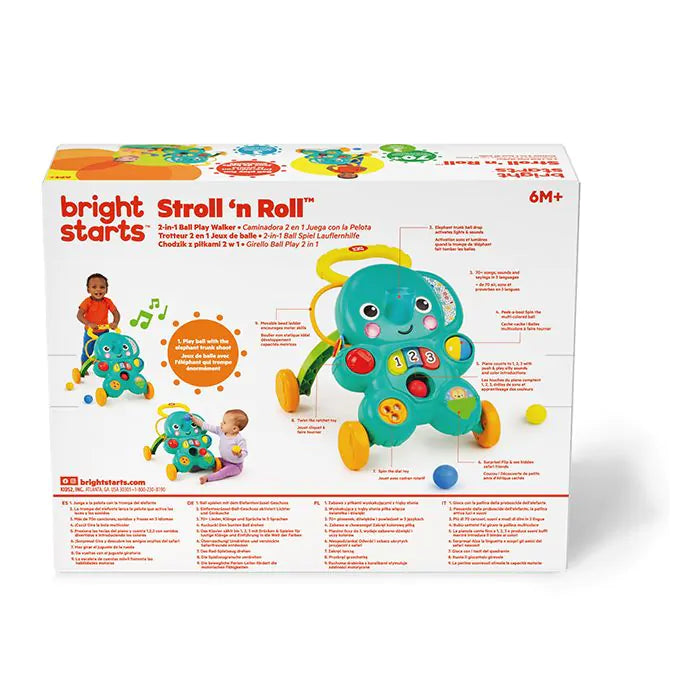 Bright Starts Séta 'n Roll 2-in-1 Ball Play Walker