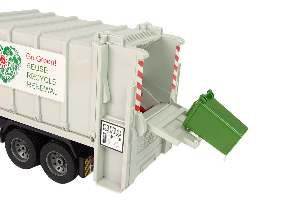 Camion della spazzatura RC Mercedes-benz Antos Orange Trash