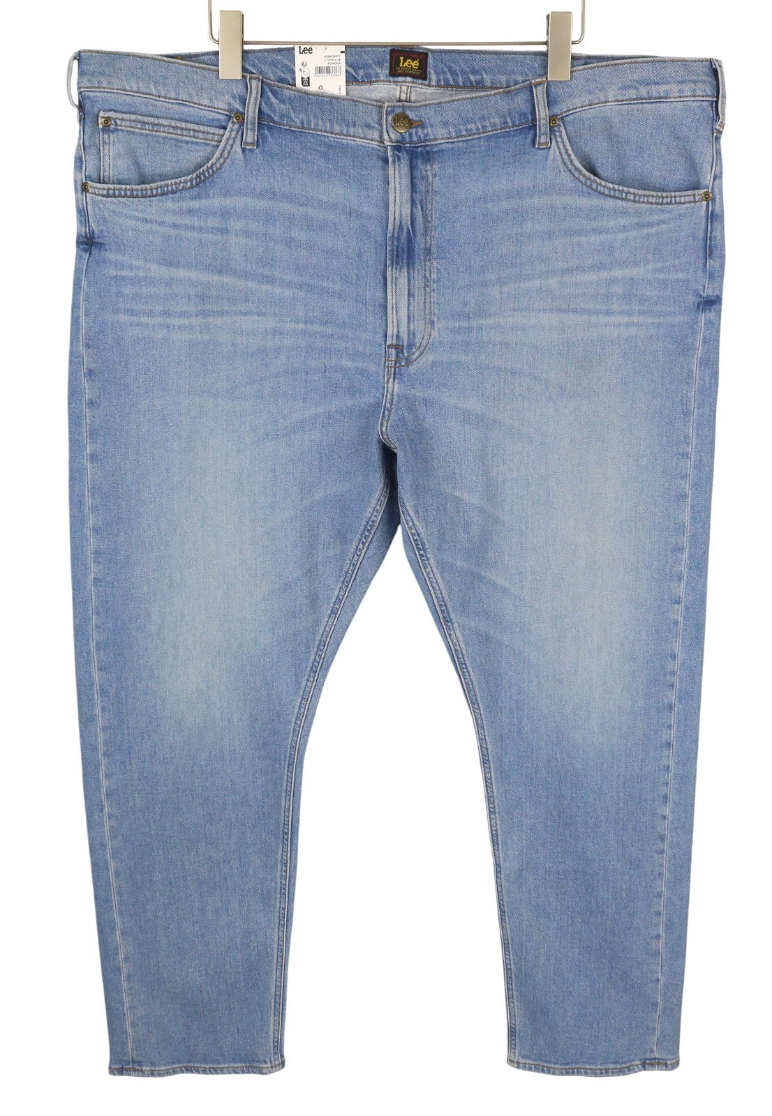 Lee Daren Zip Fly Herr Jeansblå Morrhår Faded Regular Straight Leg