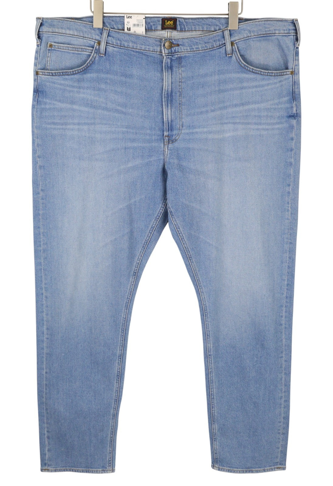 Lee Daren Zip Fly Herr Jeansblå Morrhår Faded Regular Straight Leg