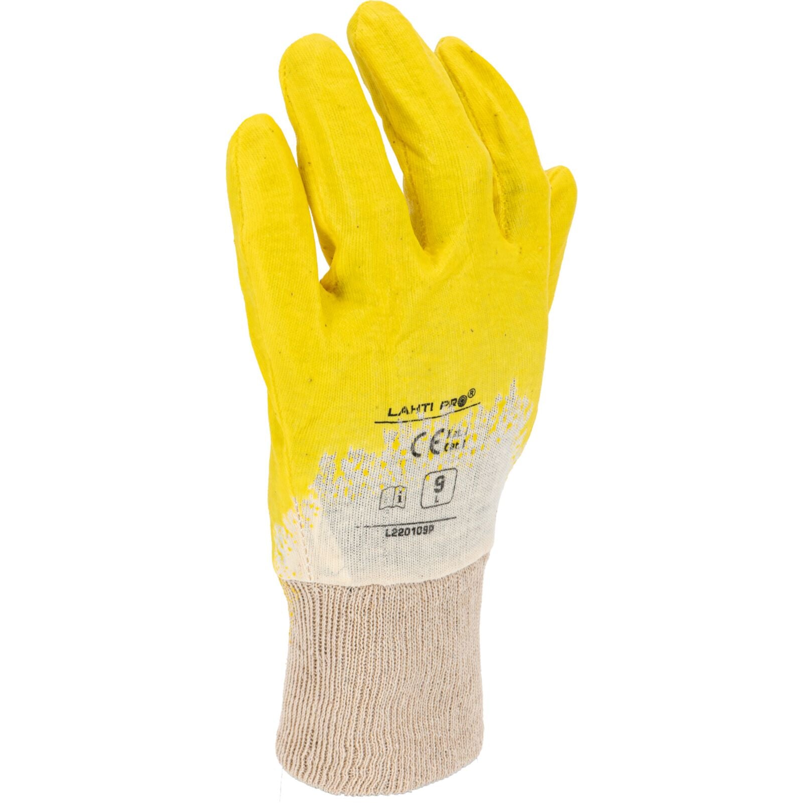 Gloves Nitryl Yell-white L220110p 12 Pairs 10 Ce Lahti