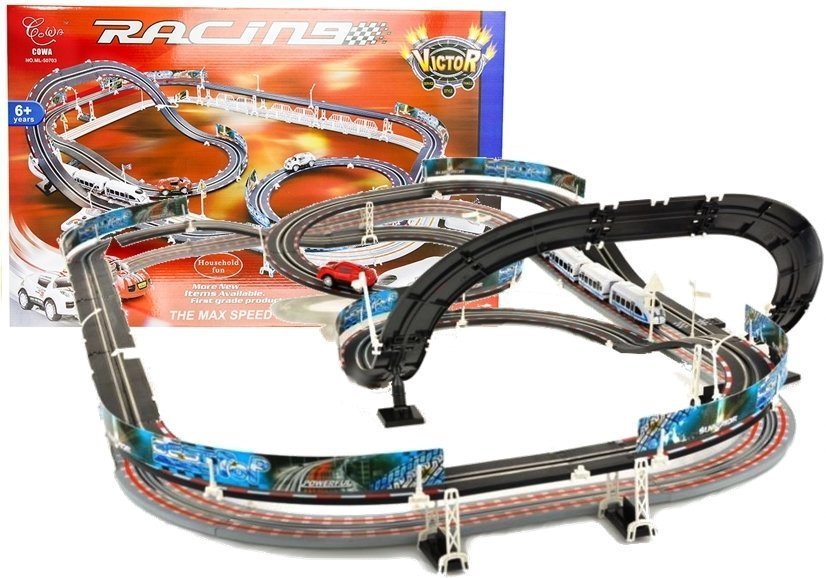 2in1 Racing Kit Rc Rail Tracks Motorway Vehicles