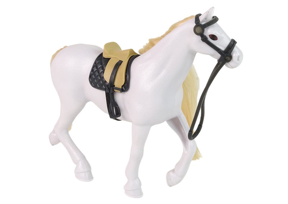 Figura de caballo peinando accesorios de granja de caballos