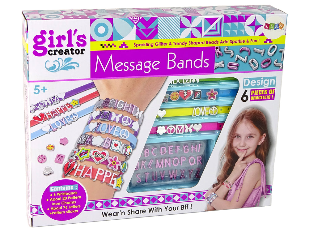 Diy Jewellery Bracelet Pendant Kit Letters