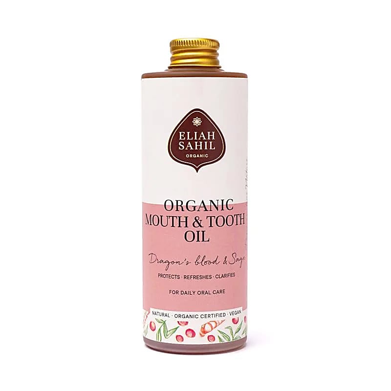 Olio dentale biologico Sangue di drago e salvia Eliah Sahil - 100 ml