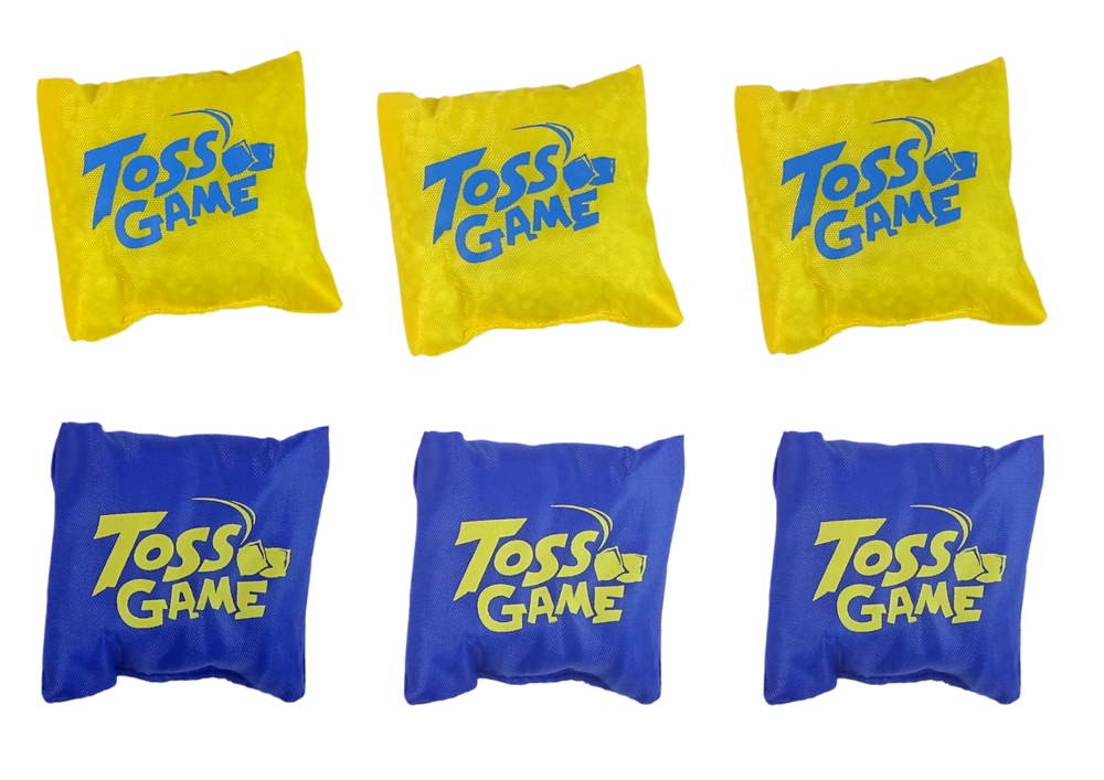 Family Skill Game Throwing At The Target Basket Points Bags