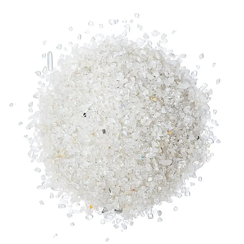 Rock Crystal Chips velmi malé -- sada 3 ks - ± 550 g; ±0,1-0,3 cm