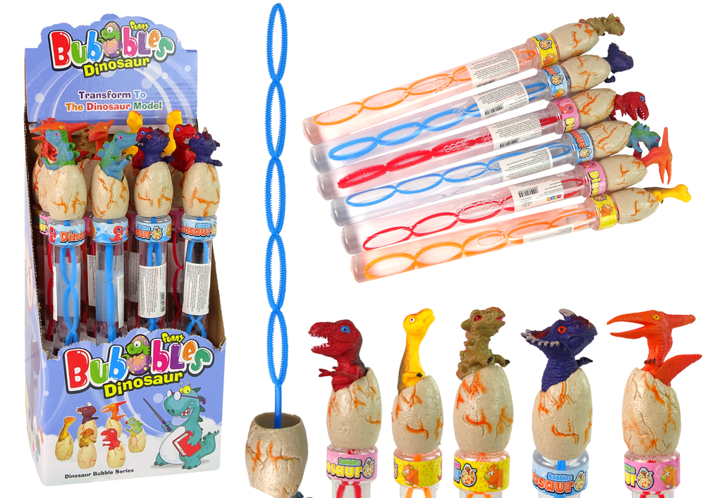 Soap Bubbles Dinosaurs 34 Cm Various Colours