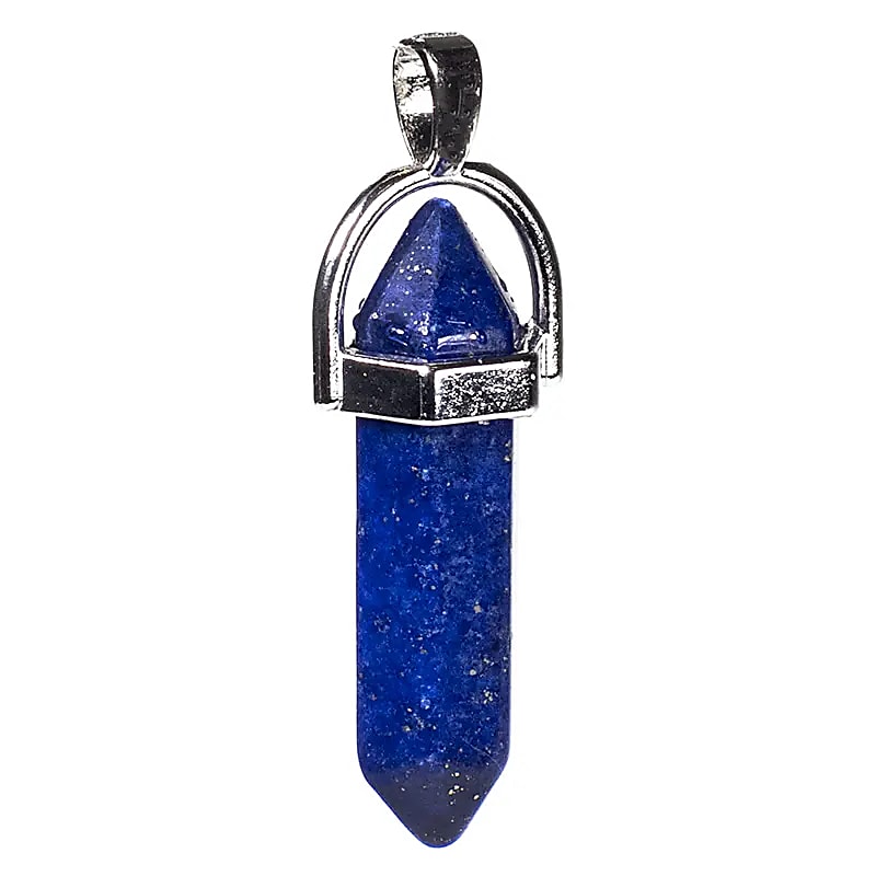 Pingente Lápis Lazuli - pacote de 5 peças - 4cm