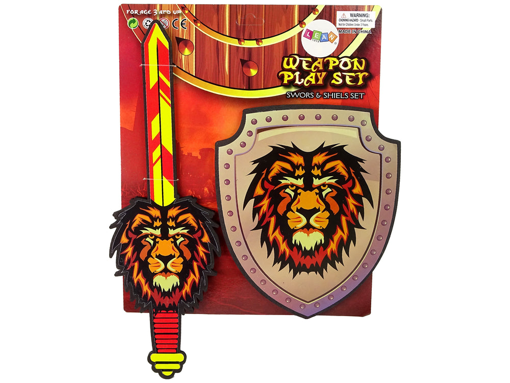 Eva Foam Knight Set Sword And Shield Lion