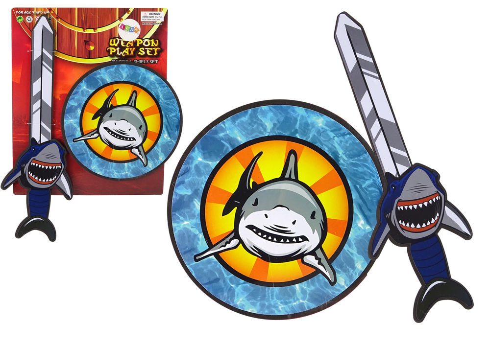 Knight Set Sword Shield Foam Eva Shark
