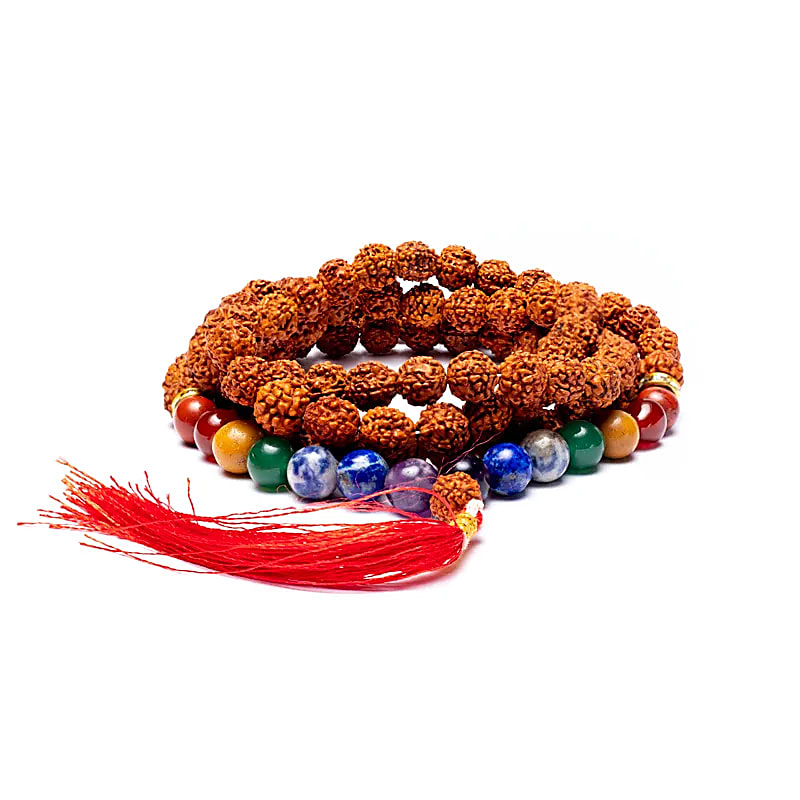 Mala Chakra Rudraksha 108 Beads - ±44cm