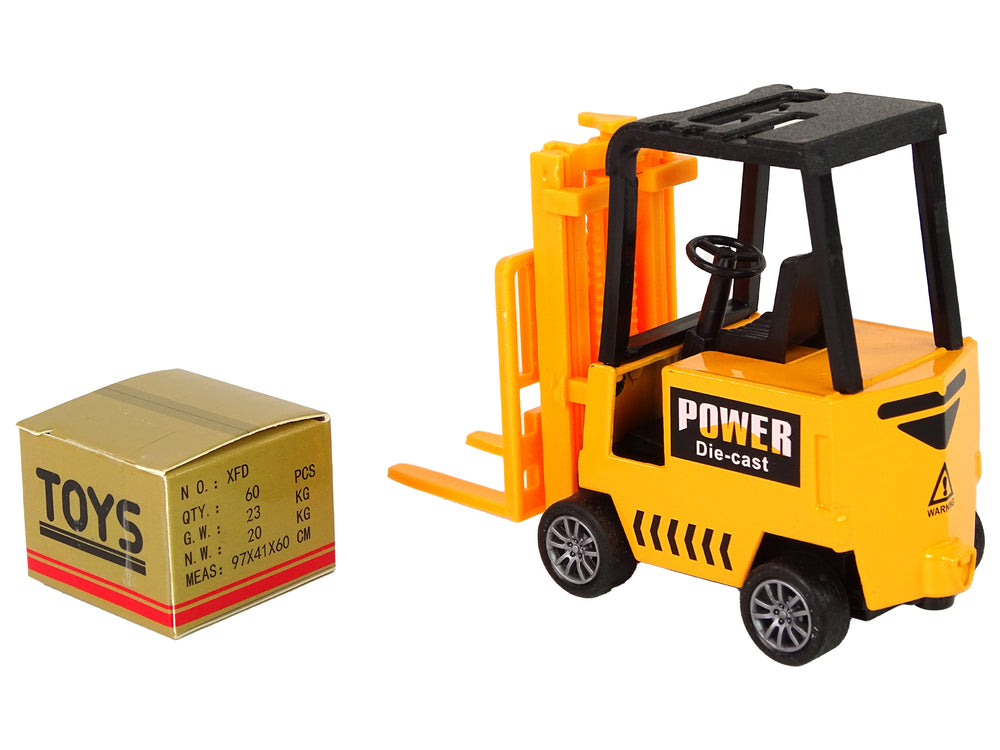 Orange Forklift Truck