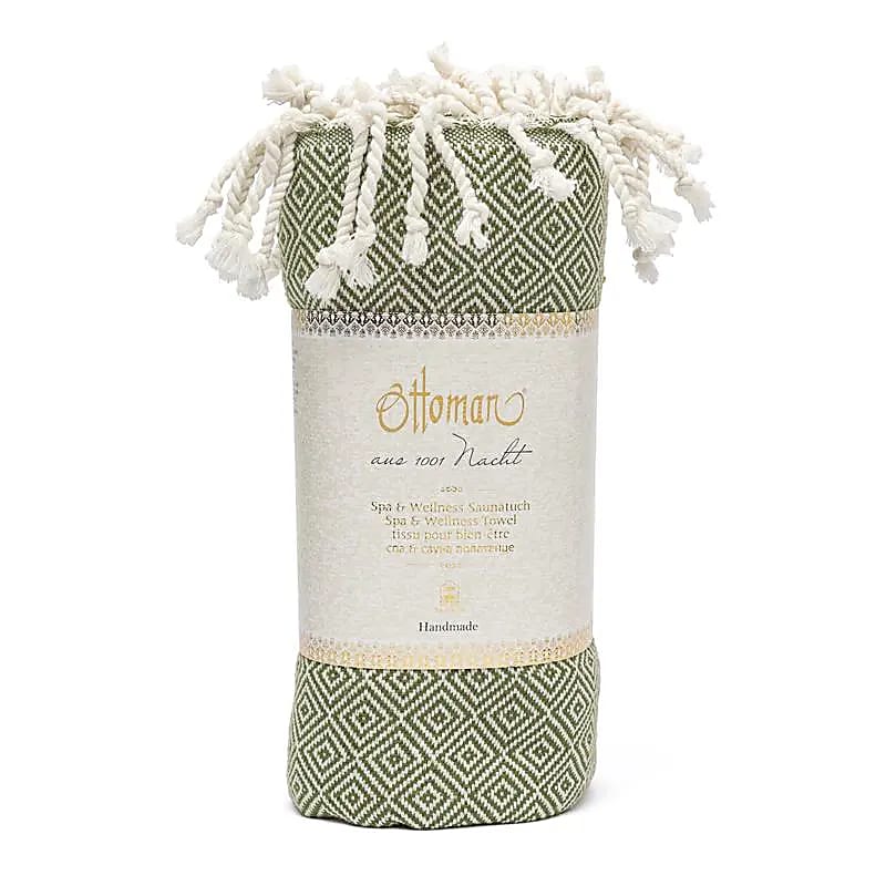 Ottoman Hamam Towel Olive - 190x90cm