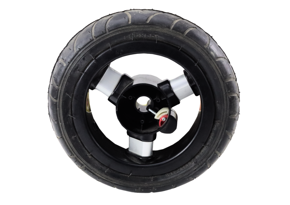 Plastic Wheel With Rubber Tire (inflatable) Pro 700 Front