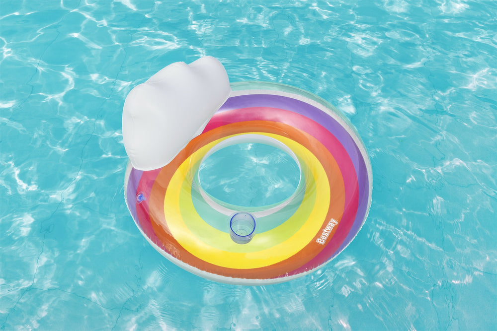 Inflatable Swimming Ring 107 Cm Rainbow Bestway 43647