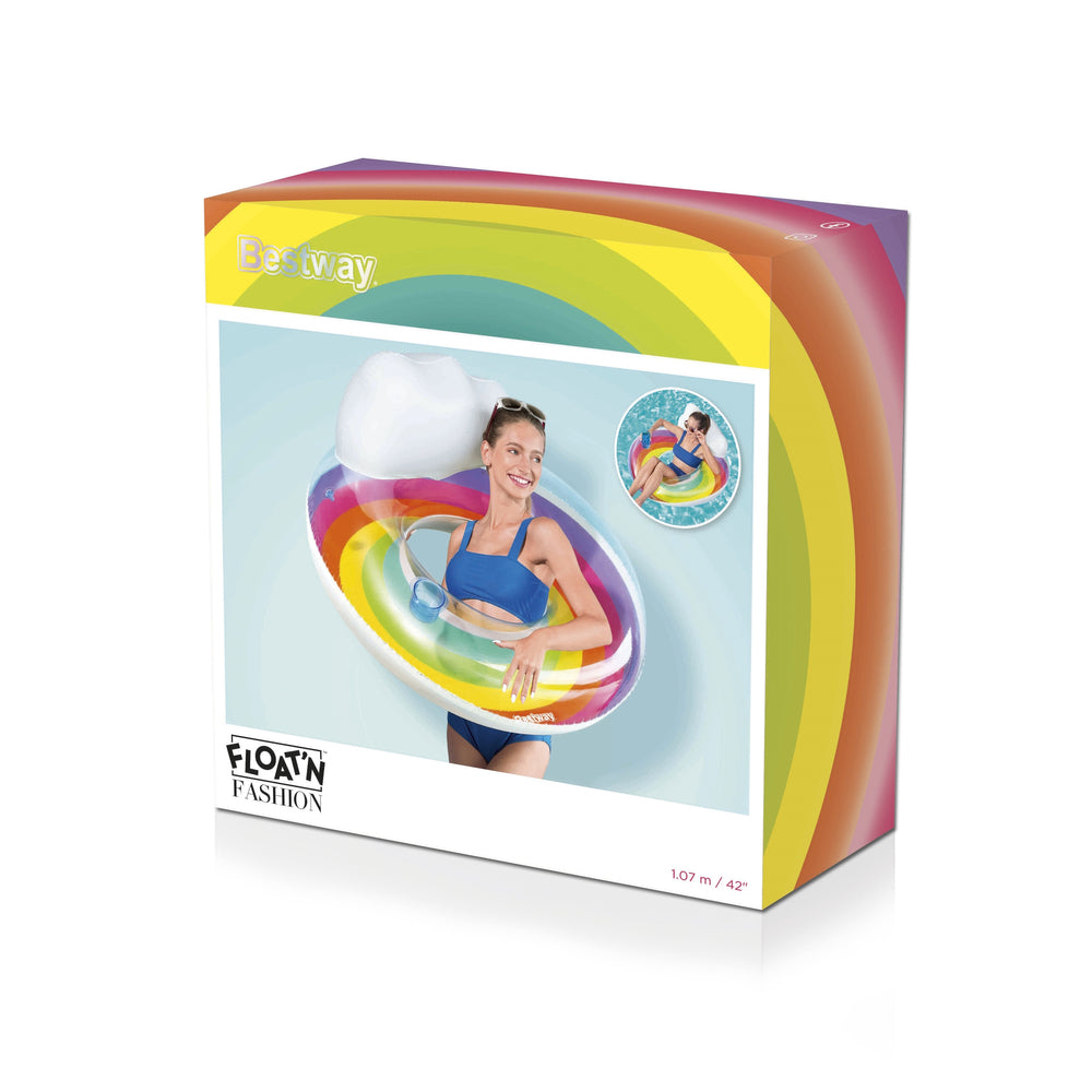 Inflatable Swimming Ring 107 Cm Rainbow Bestway 43647