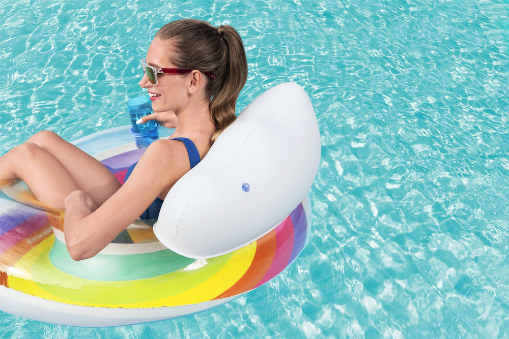 Inflatable Swimming Ring 107 Cm Rainbow Bestway 43647