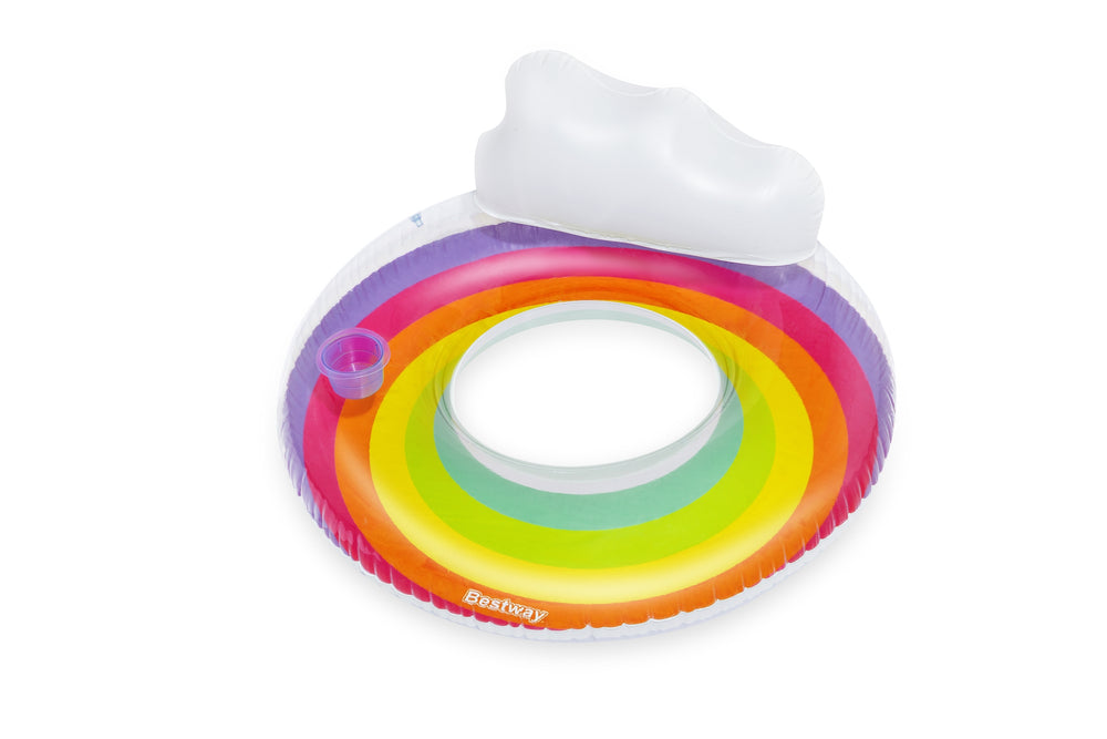 Inflatable Swimming Ring 107 Cm Rainbow Bestway 43647