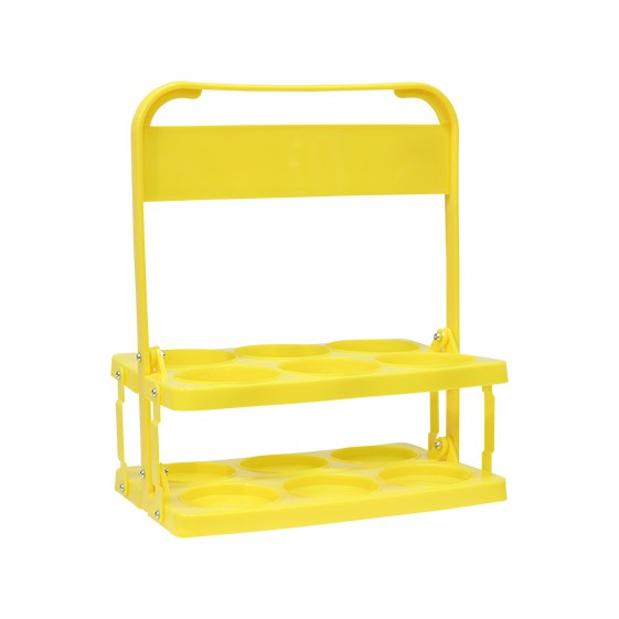 Portabottiglie in Pvc Basic 6uds Per 6 Bottiglie 750 Ml Amarillo ÚNICA